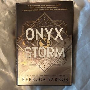 Storm Onyx Hardcover with Gold Accents